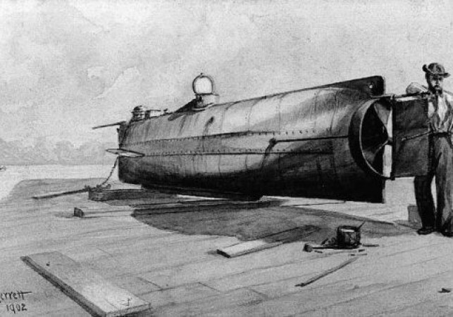 pierwsze okrety podwodne